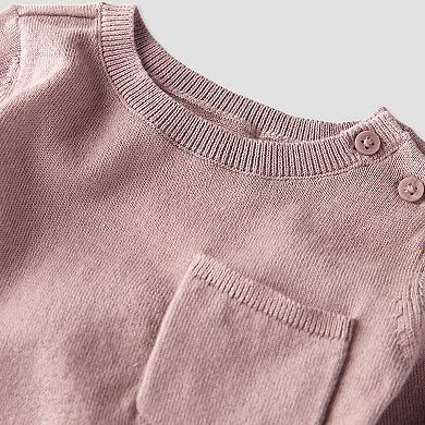 Baby Girl Little Planet by Carter's Organic Cotton Peplum Sweatshirt & Jogger Pants 2-Piece Set