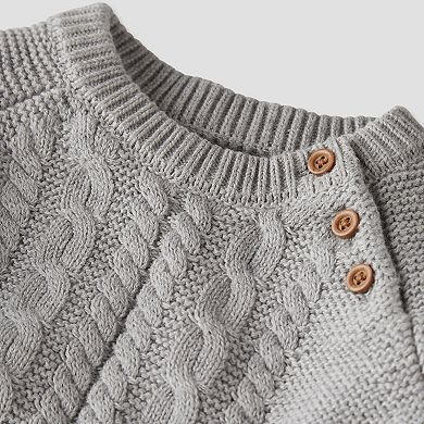 Baby Little Planet by Carter's 2-Piece Cable Knit Sweater & Knit Pants Set