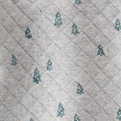 Baby Little Planet by Carter's Organic Cotton Evergreen Trees Quilted Sweatshirt & Pants 2-Piece Set