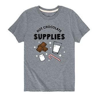 Boys 8-20 Hot Chocolate Supplies Tee