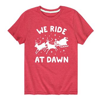 Boys 8-20 We Ride At Dawn Sleigh Tee