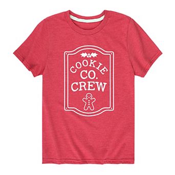 Boys 8-20 Christmas Cookie Co Crew Tee