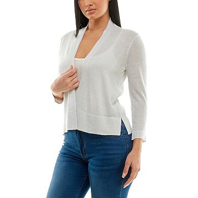 Women's Nina Leonard Ribbed Bolero