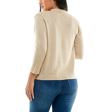 Women's Nina Leonard Ribbed Bolero