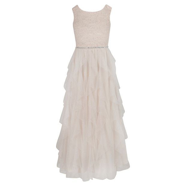 Girls 7 16 Speechless Lace to Tulle Ball Gown Dress