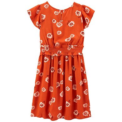 Girls 4-14 Carter's Floral Print Tiered Dress