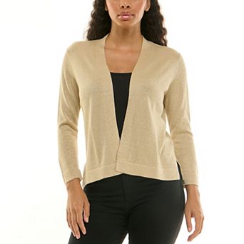 Women's Nina Leonard Lurex Bolero