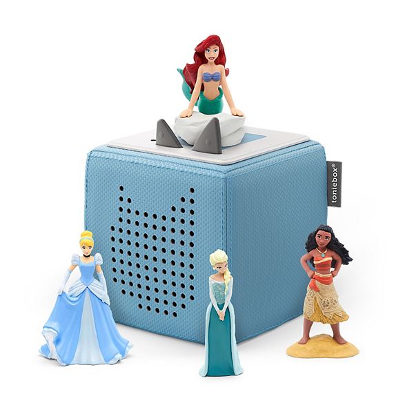 Tonies Disney's Frozen Toniebox Audio Player Starter Set with Disney's  Cinderella, Disney's Little Mermaid & Disney's Moana Audio Figurines