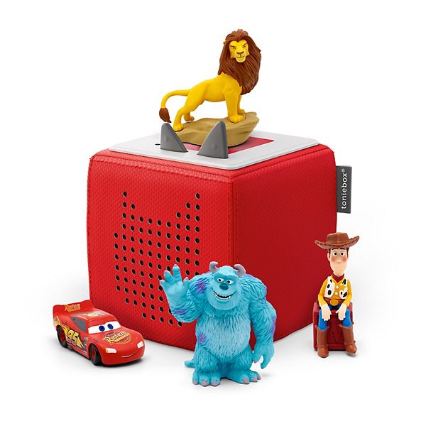 Tonies Disney's Toy Story Toniebox Audio Player Starter Set with Disney's  Lion King, Disney's Cars & Disney's Monsters Inc. Audio Figurines