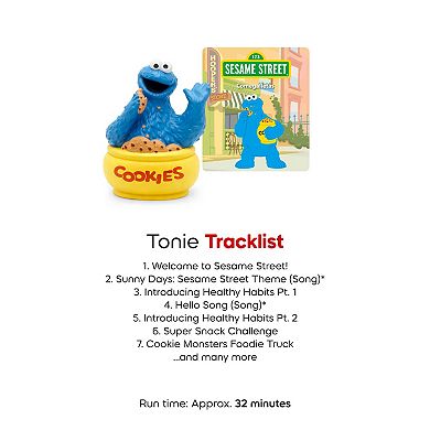 tonies Sesame Street Cookie Monster Audio Figurine