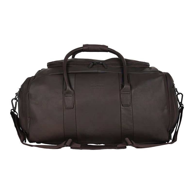 Kenneth Cole Reaction Leather 20-Inch Carry-On Travel Duffel Bag
