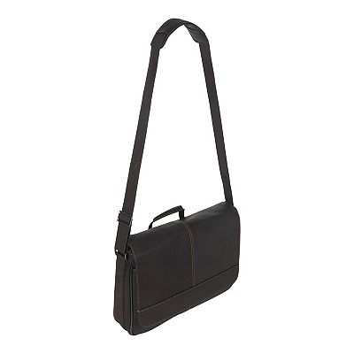 Kenneth cole leather messenger bag on sale