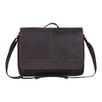 Kenneth Cole Reaction Leather Crossbody Laptop Case & Tablet Day Bag
