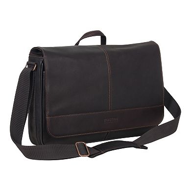 Kenneth Cole Reaction Leather Laptop & iPad Messenger Bag