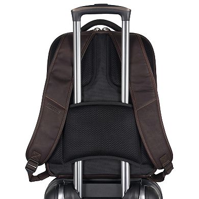Kenneth Cole Reaction Leather EZ-Scan 16-Inch Laptop Backpack