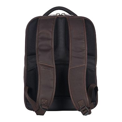 Kenneth Cole Reaction Leather EZ-Scan 16-Inch Laptop Backpack