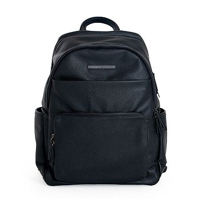 Kenneth cole black leather backpack hotsell