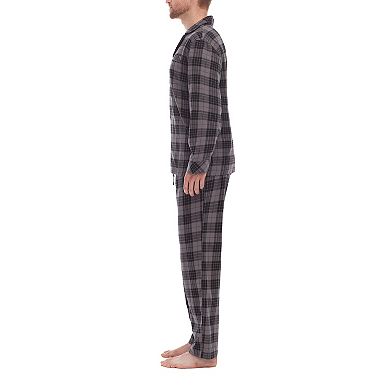 Mens Residence Flannel 2-piece Pajama Set