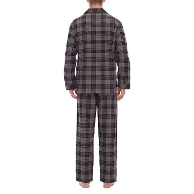 Mens Residence Flannel 2-piece Pajama Set