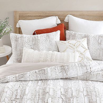 Peri Snow Leopard Comforter Set