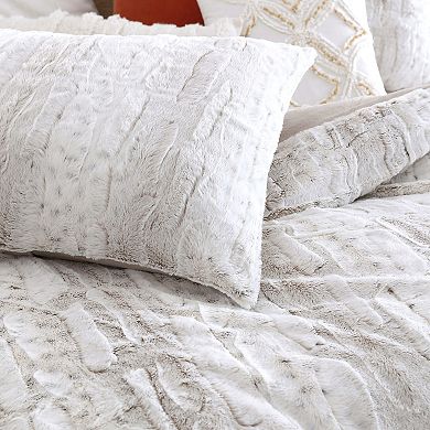 Peri Snow Leopard Comforter Set