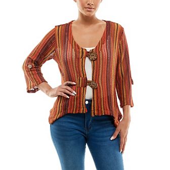 Women's Nina Leonard Button-Front Bolero