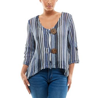 Women's Nina Leonard Button-Front Bolero