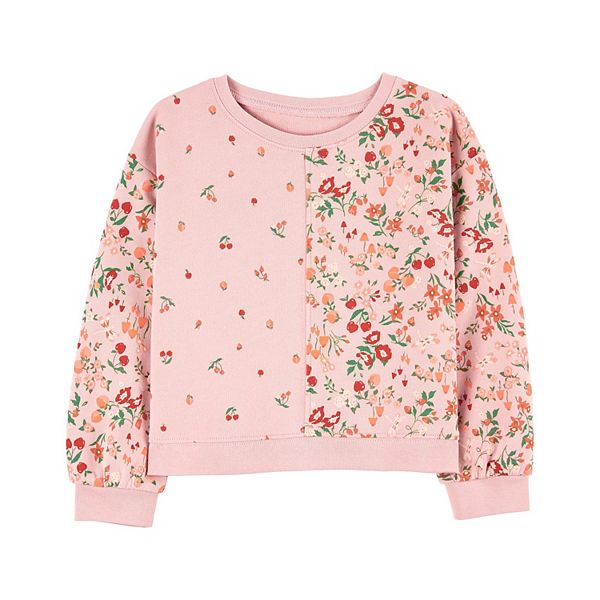 Toddler Girl Carter's Butterfly French Terry Sweatshirt