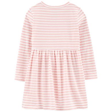Swoon Baby Girls Pink School Apples Pocket Dress main image 0