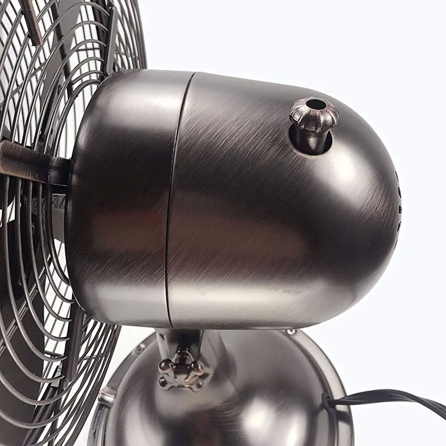 Hunter 90407 12 All Metal Retro Oscillating Table Fan W 3 Speeds   5989319 ALT4