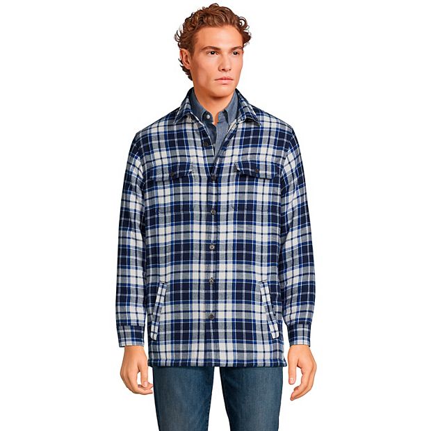 Lands end flannel jacket hotsell