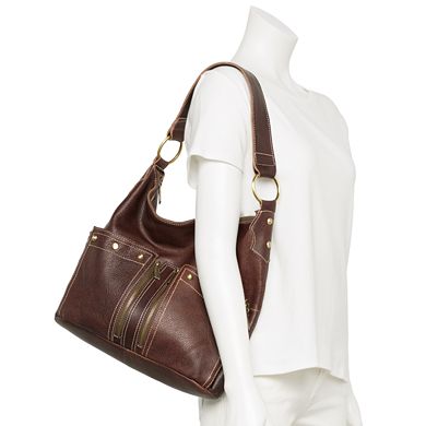AmeriLeather Caroline Leather Shoulder Bag