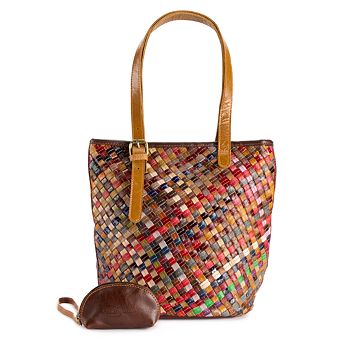 AmeriLeather Rosanna Leather Tote Bag
