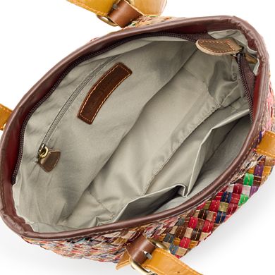 AmeriLeather Rosanna Leather Tote Bag