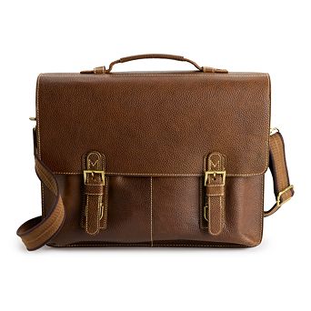 AmeriLeather Classical Leather Organizer Briefcase Bag
