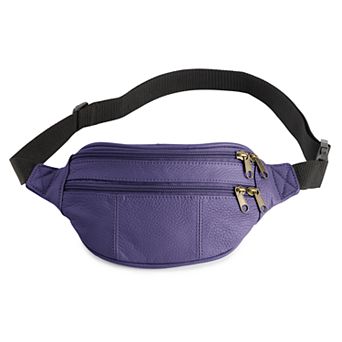AmeriLeather Leather Fanny Pack