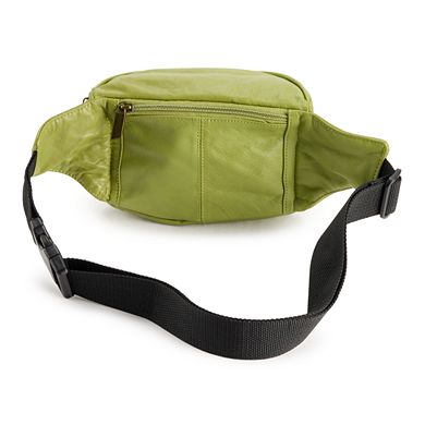 AmeriLeather Easy Traveller Leather Fanny Pack