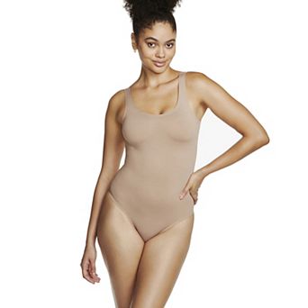 Women's Naomi & Nicole® Firm Control Shapewear Real Smooth Thong Bodysuit 7522
