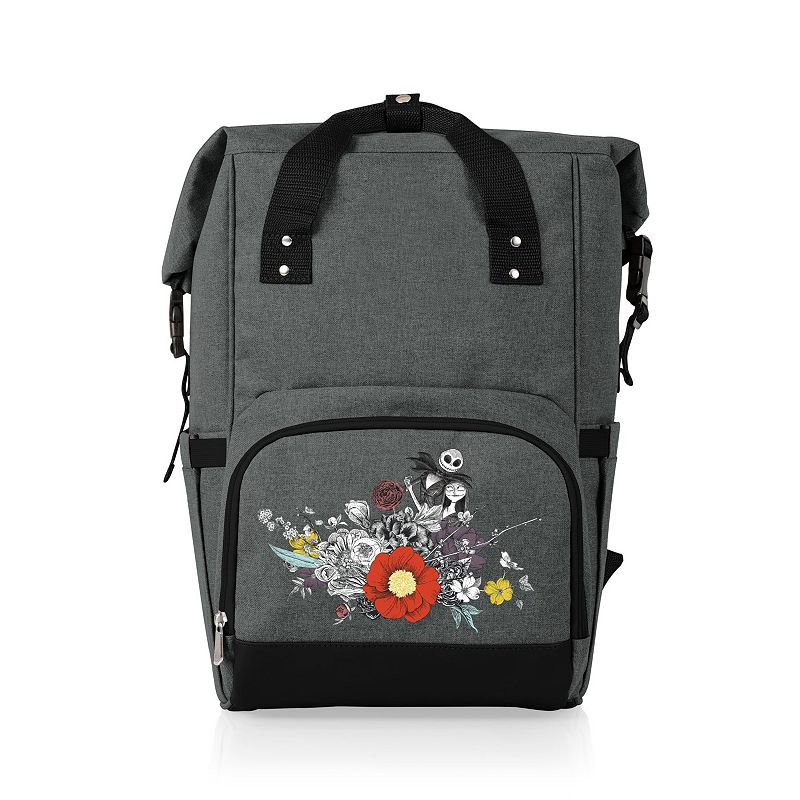 Disneys Nightmare Before Christmas Jack & Sally On-The-Go Roll-Top Cooler 