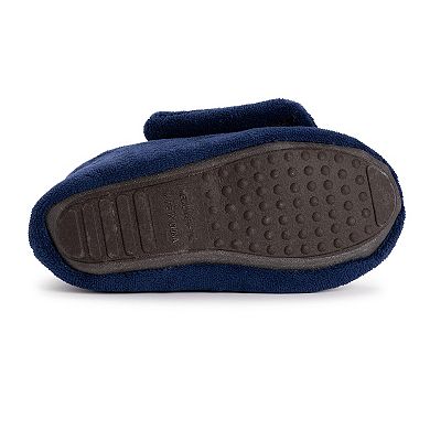 Softones by MUK LUKS® Adjustable Shearling Men's Bootie Slippers