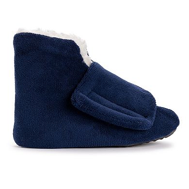 Softones by MUK LUKS® Adjustable Shearling Men's Bootie Slippers