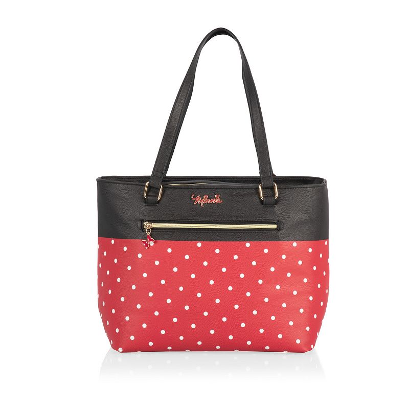 Disneys Minnie Mouse Uptown Cooler Tote Bag by Oniva, Black