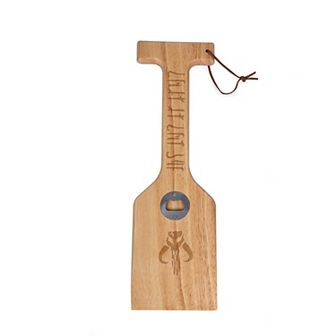 Oniva Mandalorian Mythosaur Skull Hardwood BBQ Grill Scraper with Bottle Opener