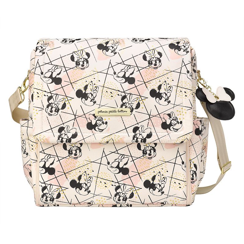 Petunia Pickle Bottom Boxy Backpack Diaper Bag in Shimmery Minnie Mouse, Pi