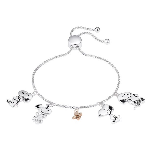 14k Gold Plated Adjustable Charm Bracelet with Camera