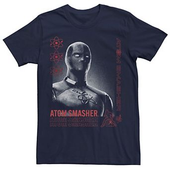 Men's DC Comics Black Adam Black Atom Glow Typography Tee