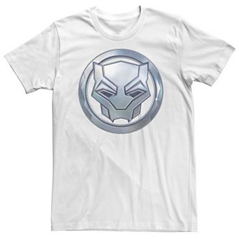 Men's Marvel Wakanda Forever Metallic Black Panther Icon Tee