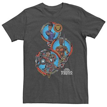 Men's Marvel Wakanda Forever Girls Characters Portrait Tee