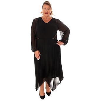 Women's Taylor Bottom Pleated Lace Dress