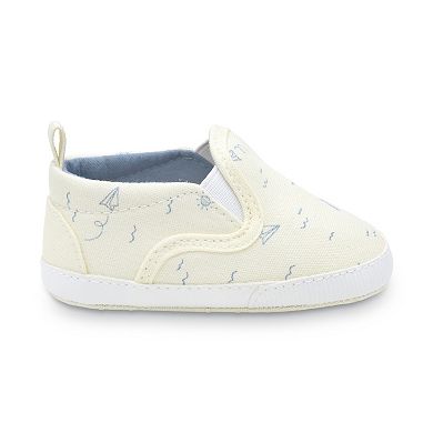 Carter's Baby Paper Airplane Print Slip-On Sneakers